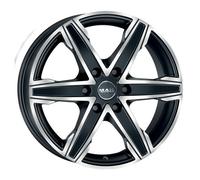 CERCHIO IN LEGA MAK KING6 PER TOYOTA HILUX 4WD M1 6.5X16 6X139,7 ICE BLACK 2XY
