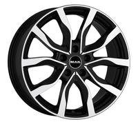 Cerchio in Lega MAK KOLN 17x8 ET42 5x112 Black Mirror