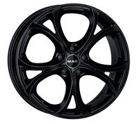 CERCHIO IN LEGA MAK LARIO PER ALFA ROMEO 8x18 5x110 GLOSS BLACK VDW