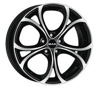 CERCHIO IN LEGA MAK LARIO PER ALFA ROMEO 9x20 5x110 BLACK MIRROR VQM
