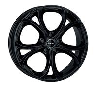 CERCHIO IN LEGA MAK LARIO PER FIAT 500X 7.5X17 5X110 GLOSS BLACK SDG