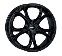 CERCHIO IN LEGA MAK LARIO PER JEEP COMPASS 7.5X17 5X110 GLOSS BLACK J6B