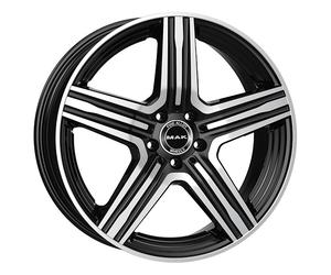 CERCHIO IN LEGA MAK LEWIS PER BMW SERIE 1 M 135I 8X19 5X112 BLACK MIRROR I66