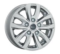 CERCHIO IN LEGA MAK LOAD 5 PER RENAULT MEGANE IV GT 7X17 5X114,3 SILVER RSR
