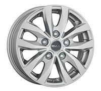 CERCHIO IN LEGA MAK LOAD 5 PER PEUGEOT 7x17 5x118 SILVER RKH