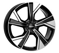 CERCHIO IN LEGA MAK MALMOE PER VOLVO EX30 2024 7.5X18 5X108 BLACK MIRROR LNH