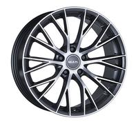 CERCHIO IN LEGA MAK MUNCHEN PER AUDI A5 CABRIOLET 8.5X20 5X112 GUN MET-MIRR UFO