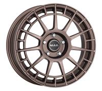 CERCHIO IN LEGA MAK NTT PER FIAT ABARTH GRANDE PUNTO 7.5X18 4X100 MATT BRON CO6