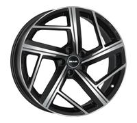 Cerchio in Lega MAK QVATTRO 18x8 ET50 5x112 Black Mirror