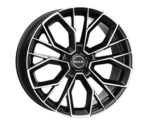 CERCHIO IN LEGA MAK STILO-D PER ASTON MARTIN DBX 11.5X22 5X128 BLACK MIRROR W22
