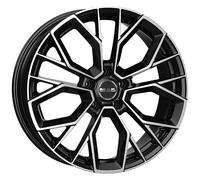 CERCHIO IN LEGA MAK STILO PER AUDI A1 SPORTBACK 7.5X18 5X100 BLACK MIRROR RY9