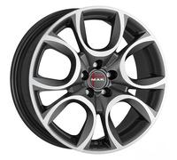 CERCHIO IN LEGA MAK TORINO W PER FIAT PANDA 6X15 4X098 GUN MET-MIRROR FACE 94O