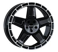 CERCHIO IN LEGA MAK TREK PER JEEP WRANGLER UNLIMITED 9X20 5X127 GLOSS BLACK MIR