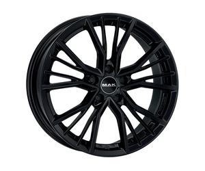 CERCHIO IN LEGA MAK UNION PER AUDI A4 AVANT 7.5X17 5X112 GLOSS BLACK 2TE