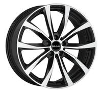 Cerchio in Lega MAK WOLF 16x6,5 ET35 5x108 Black Mirror