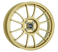 CERCHIO IN LEGA MAK XLR PER FIAT ABARTH GRANDE PUNTO 7.5X18 4X100 GOLD 011