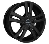 CERCHIO IN LEGA MAK ZENITH PER FIAT MULTIPLA 7X17 4X098 GLOSS BLACK 4ZM
