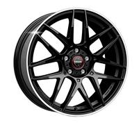 CERCHIO IN LEGA MOMO COMPETIZIONE 7,5X17 5X100 GLOSSY BLACK POLISHED 204