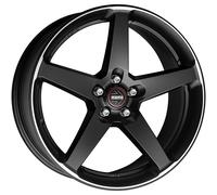 CERCHIO IN LEGA MOMO FIVE 8X18 5X112 MATT BLACK POLISHED ISI