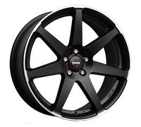 CERCHIO IN LEGA MOMO SEVEN 8X18 5X114,3 MATT BLACK POLISHED 0IL