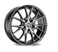 Cerchio in Lega MSW 25 in 9x18 ET34 Foratura 5x110 Matt Titanium Full Polished