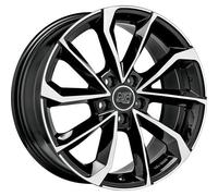 Cerchio in Lega MSW 42 7,5x17 ET45 5x108 Gloss Black Full Polished