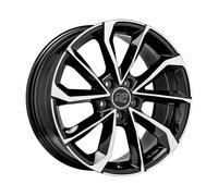 Cerchio in Lega MSW 42 in 8x18 ET42 Foratura 5x108 Gloss Black Full Polished