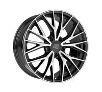 Cerchio in Lega MSW 44 in 9x20 ET50 Foratura 5x112 Gloss Black Full Polished