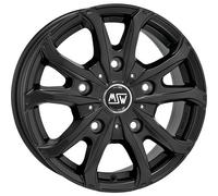 Cerchio in Lega MSW 48 VAN 7,5x18 ET53 5x118 Matt Black