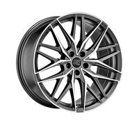 Cerchio in Lega MSW 50 9,5x21 ET46 Foratura 5x130 Matt Gun Metal Full Polished