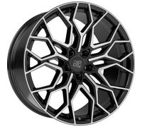 Cerchio in Lega MSW 51 10x22 ET18 5x112 Gloss Black Full Polished
