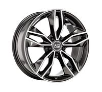 Cerchio in Lega MSW 71 7,5x17 ET45 Foratura 5x112 Gloss Dark Grey Full Polished