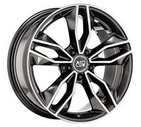 Cerchio in Lega MSW 71 8,5x19 ET38 5x112 Gloss Dark Grey Full Polished