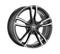 Cerchio in Lega MSW 73 7,5x17 ET43 Foratura 5x120 Gloss Dark Grey Full Polished