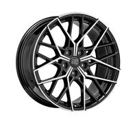 Cerchio in Lega MSW 74 in 8,5x20 ET20 Foratura 5x112 Gloss Black Full Polished