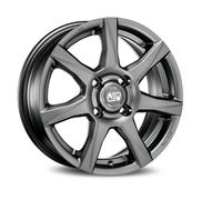 CERCHIO IN LEGA MSW MSW 77 PER SUZUKI BALENO 6X15 4X100 MATT DARK GREY C82
