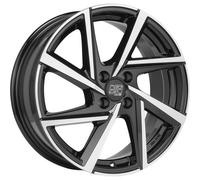 Cerchio in Lega MSW 80-4 6,5x16 ET35 4x98 Gloss Black Full Polished