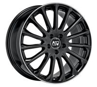CERCHIO IN LEGA MSW MSW 30 PER BMW X1 8X18 5X112 GLOSS BLACK+DIAMOND LIP 08K