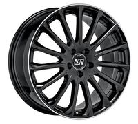CERCHIO IN LEGA MSW MSW 30 PER MAZDA MPV 7,5X18 5X114,3 GLOSS BLACK+DIAMOND K5I