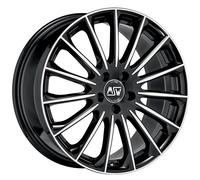 Cerchio in Lega MSW 30 in 9x19 ET49 Foratura 5x112 Gloss Black Full Polished