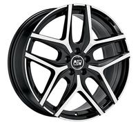 Cerchio in Lega MSW 40 in 8,5x20 ET31 Foratura 5x110 Gloss Black Full Polished