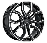 CERCHIO IN LEGA MSW MSW 41 PER NISSAN JUKE 8.5X20 5X114.3 GLOSS BLACK FULL 5GT