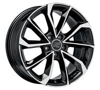 CERCHIO IN LEGA MSW MSW 42 PER FIAT CROMA 8X19 5X110 GLOSS BLACK FULL POLIS 5QW