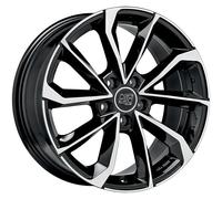 CERCHIO IN LEGA MSW MSW 42 PER VOLVO V40 8X18 5X108 GLOSS BLACK FULL POLISH COW