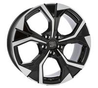 Cerchio in Lega MSW 43 in 7x19 ET48 Foratura 5x108 Gloss Black Full Polished