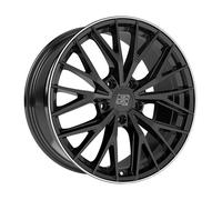 MSW Wheels Cerchio in lega MSW 44 8,5x20 5x114,3 ET45 Gloss Black+Diamond Lip per Toyota Avensis