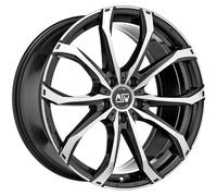 CERCHIO IN LEGA MSW MSW 48 PER RENAULT FLUENCE 8X19 5X114.3 GLOSS BLACK FUL IJ9