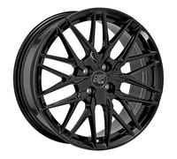 CERCHIO IN LEGA MSW MSW 50-4 PER FIAT GRANDE PUNTO 7X17 4X100 GLOSS BLACK K9I