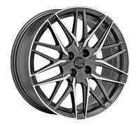 CERCHIO IN LEGA MSW MSW 50-4 PER RENAULT CLIO II 7X17 4X100 MATT GUN METAL 125
