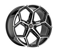 CERCHIO IN LEGA MSW MSW 53 PER AUDI RS 5 9X20 5X112 GLOSS BLACK FULL POLISHED 5